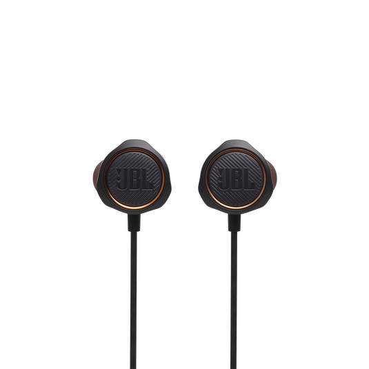 JBL Quantum 50 - Black - Wired in-ear gaming headset with volume slider and mic mute - Front image number null